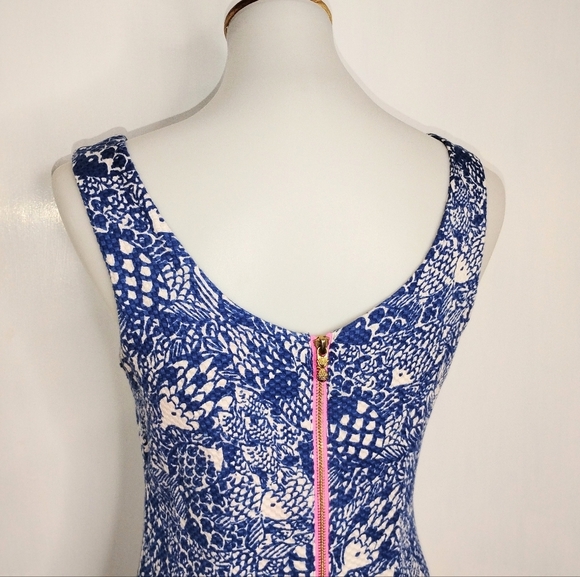 LILLY PULITZER BLUE FISH DRESS - Picture 7 of 10